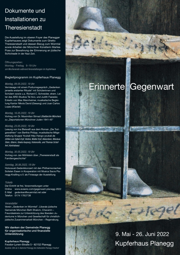 Einladungsposter "Erinnerte Gegenwart"