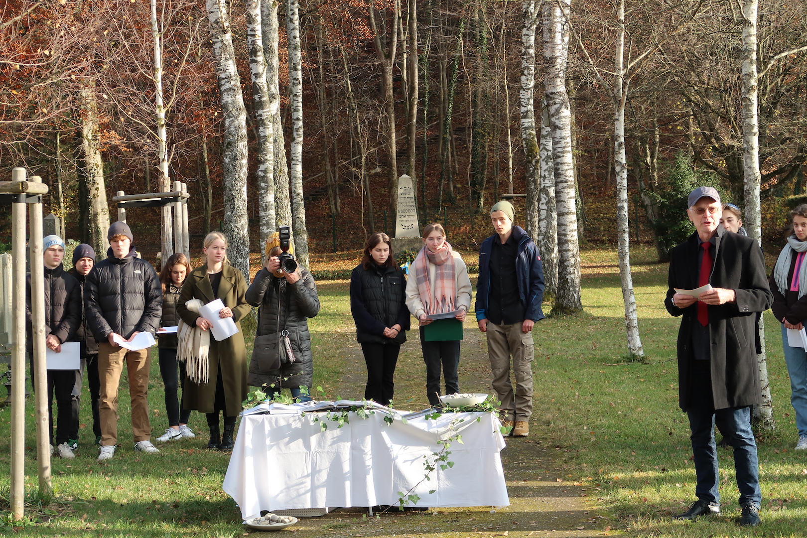 Gedenkfeier am Jüdischen Friedhof Gauting 2021