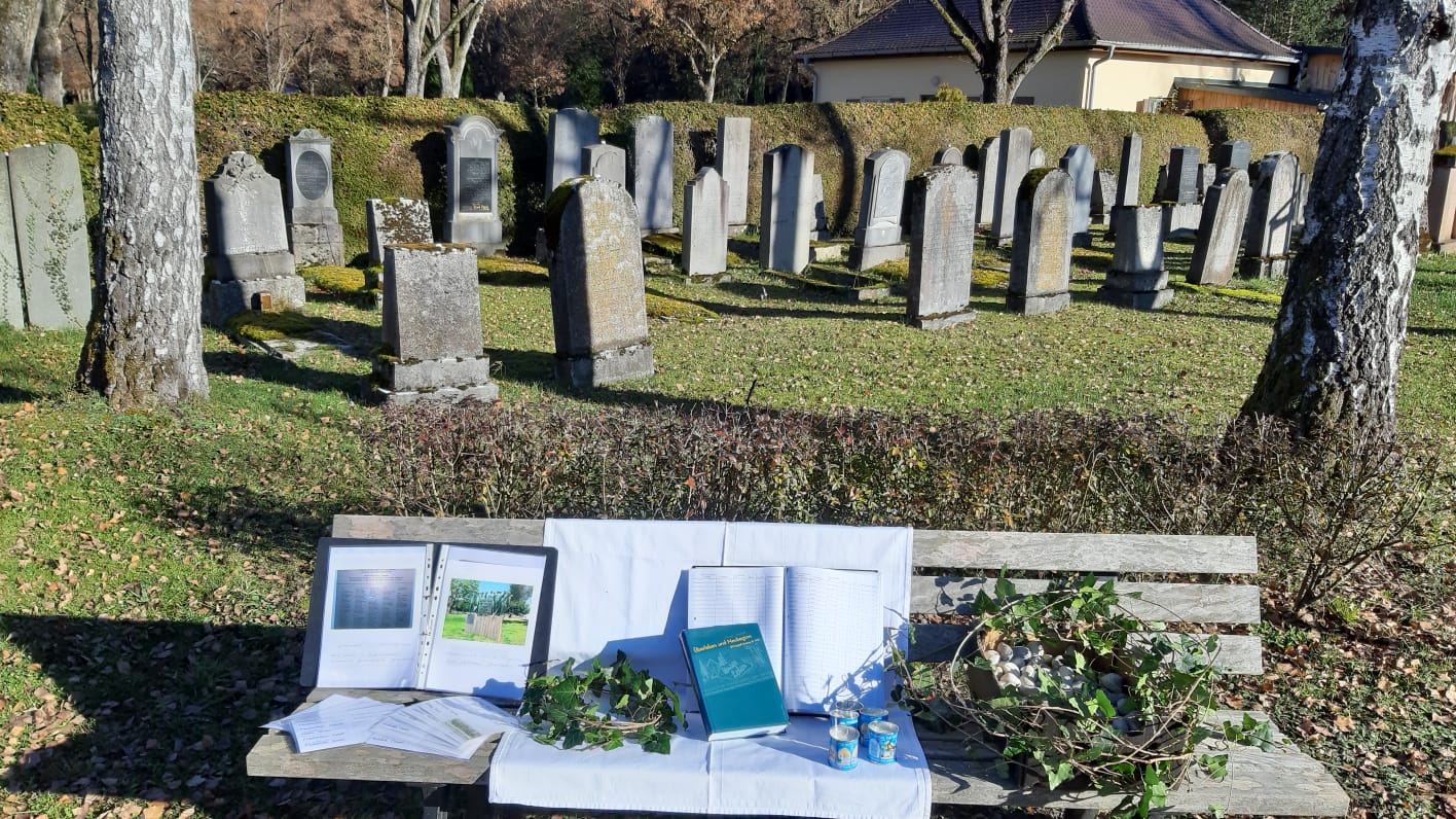 Gedenkfeier am Jüdischen Friedhof Gauting 2020